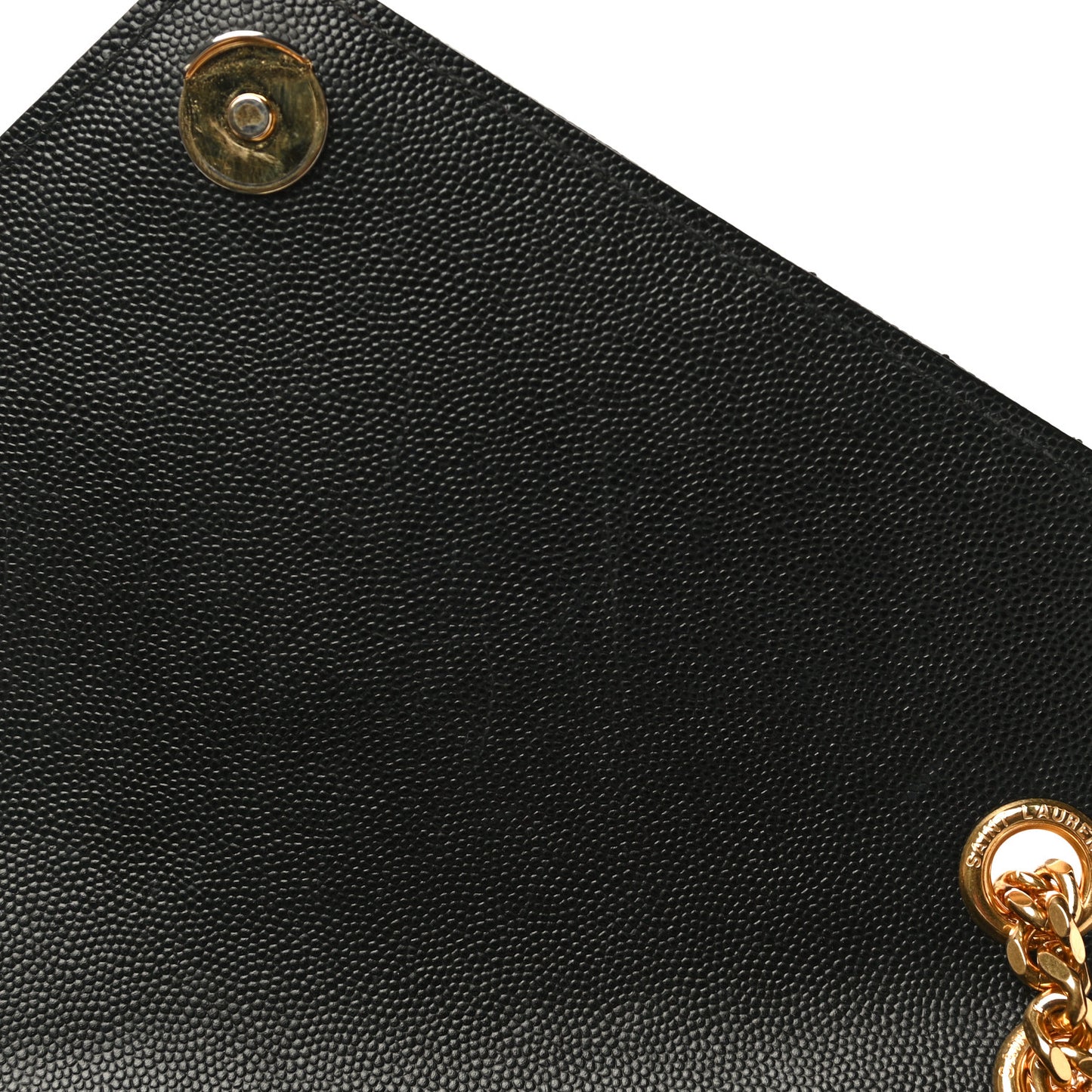 Grain De Poudre Textured Mixed Matelasse Triquilt Medium Monogram Satchel Black