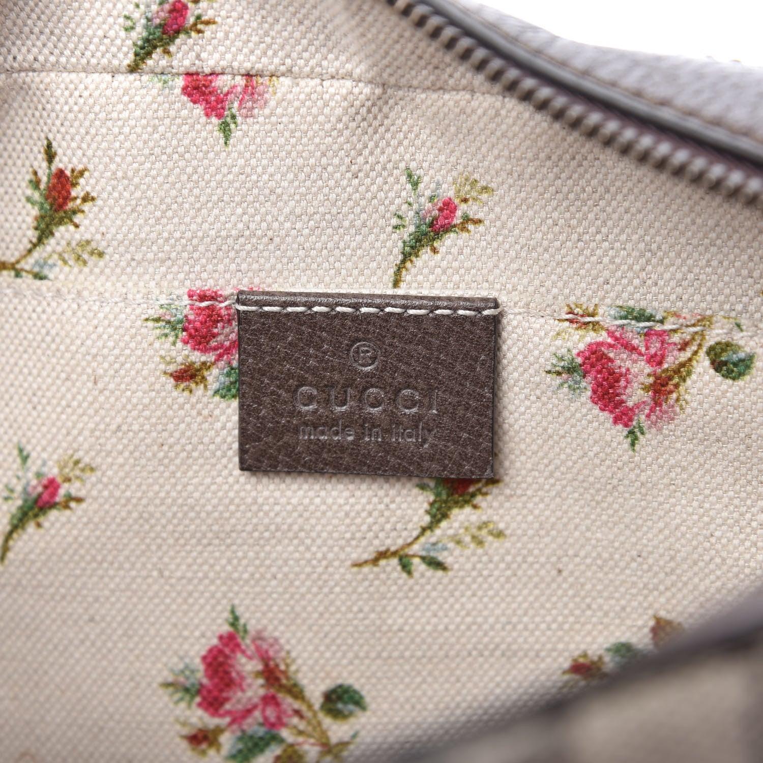 Gucci GG Supreme Monogram Web Neo Vintage Shoulder Bag Beige New Acero Crop 6 of 11