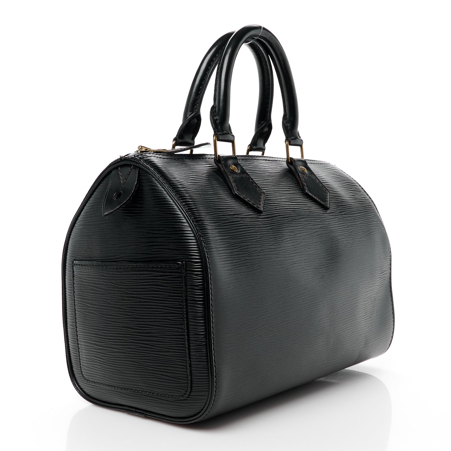LOUIS VUITTON Epi Speedy 25 Black