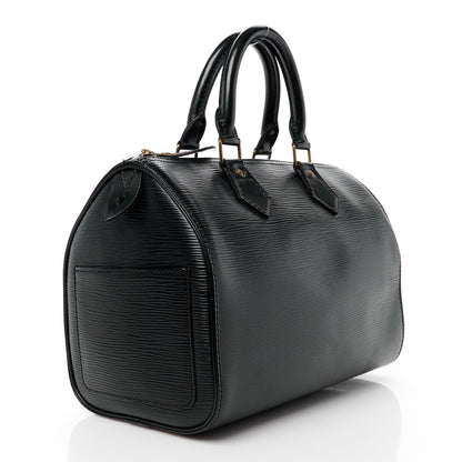 Louis Vuitton LOUIS VUITTON Epi Speedy 25 Black 3 of 13