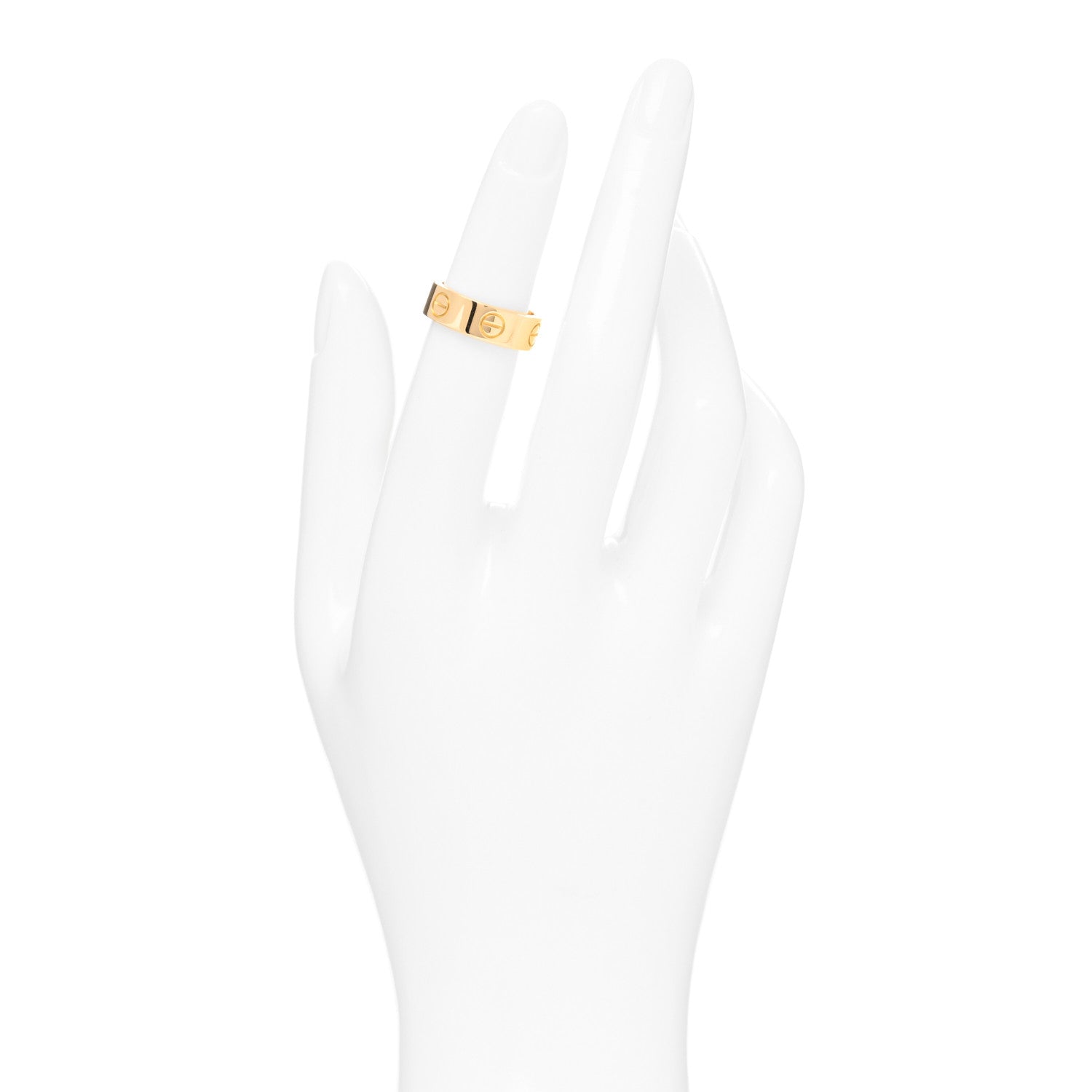 Cartier 18K Yellow Gold 5.5mm LOVE Ring 48 4.5 2 of 4