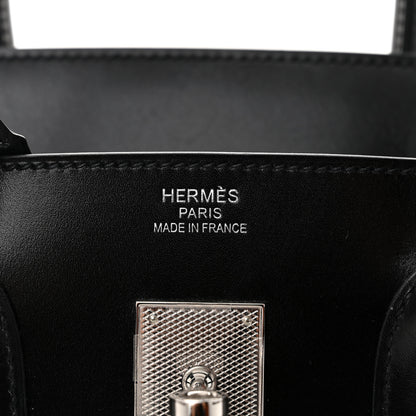 Hermes Box Guilloche Birkin 35 Black 6 of 12