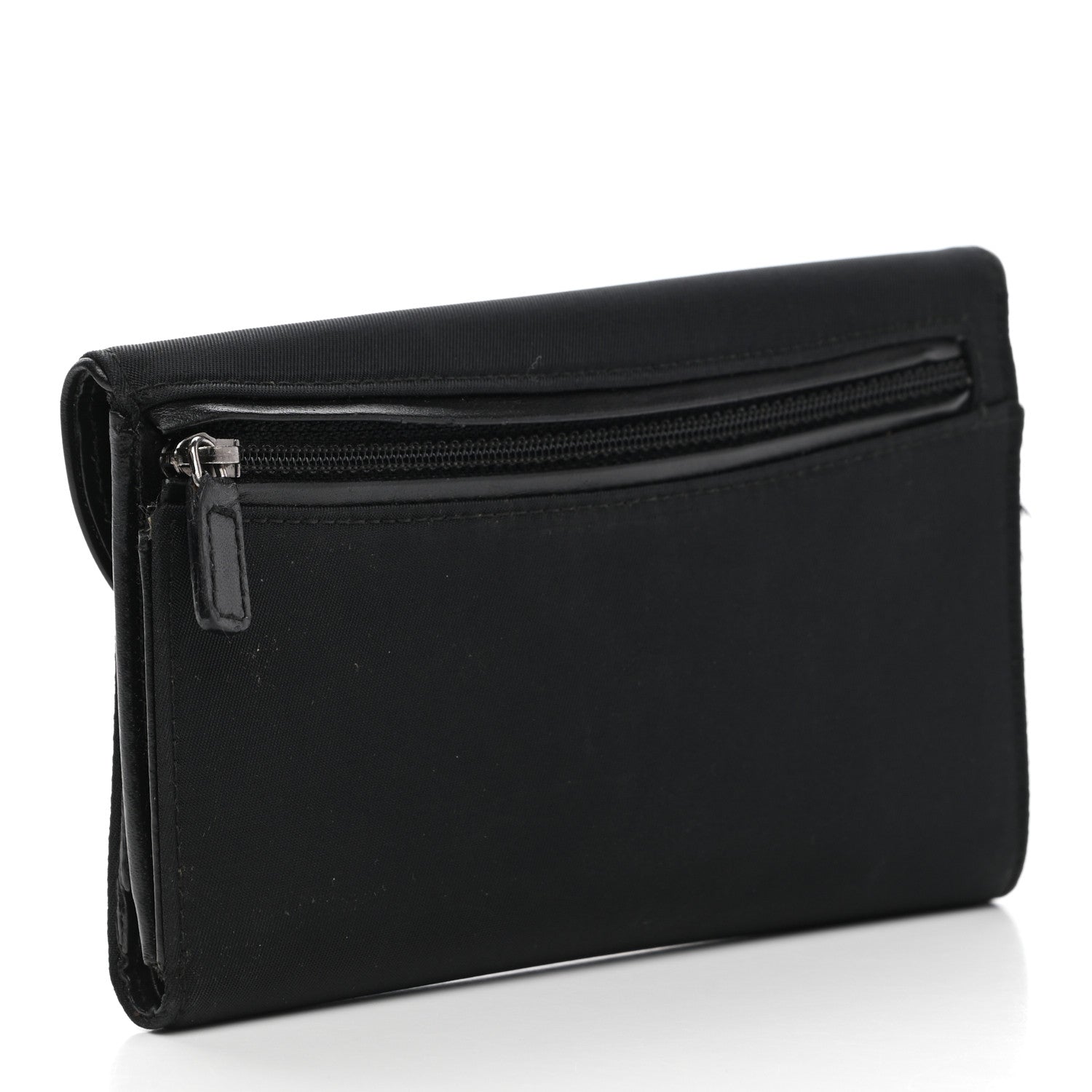 Christian Dior Nylon Saddle Wallet Black 3 of 10