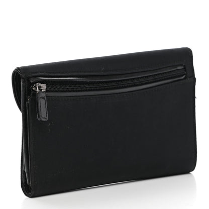 Christian Dior Nylon Saddle Wallet Black 3 of 10