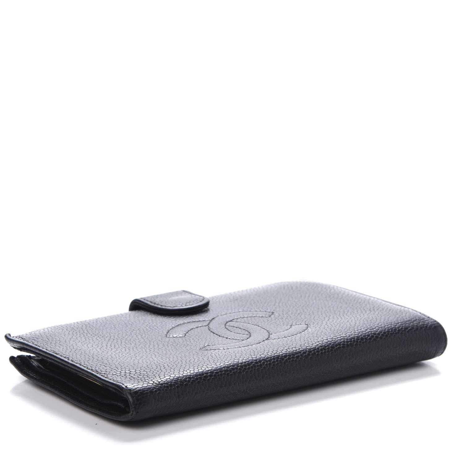 Chanel Caviar Timeless CC French Wallet Black 4 of 13