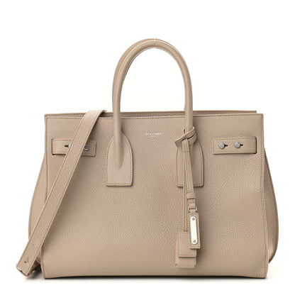 Saint Laurent Grained Calfskin Small Supple Sac De Jour Nude 1 of 17