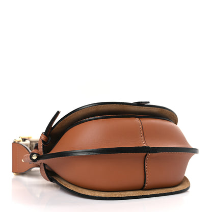 Loewe Calfskin Jacquard Mini Gate Dual Bag Tan 4 of 9