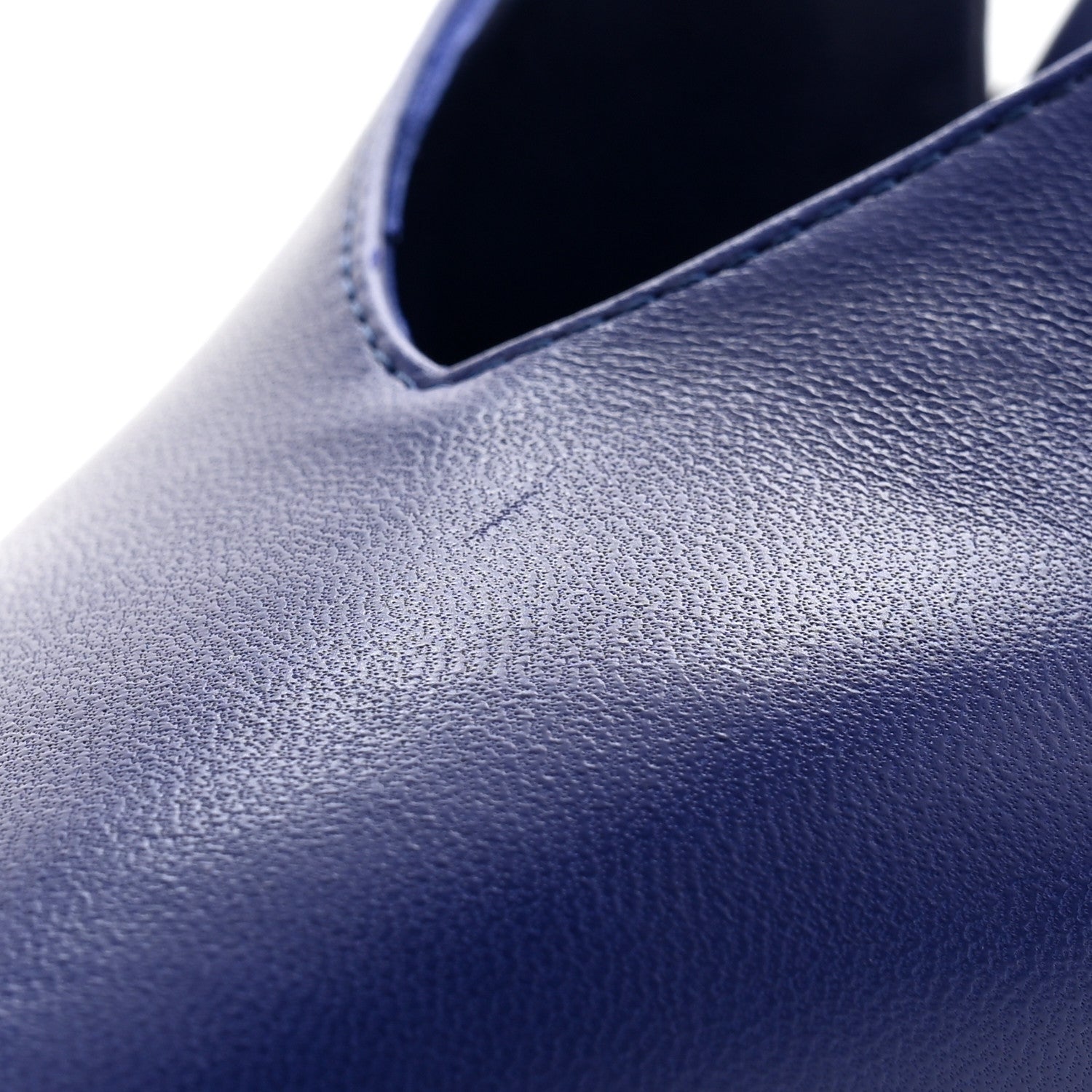 Hermes Nappa Antim 55 Slingback Pumps 36 Bleu Electrique 10 of 11