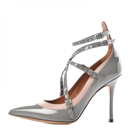 Patent Love Latch 100mm Pumps 36.5 Pebble Poudre