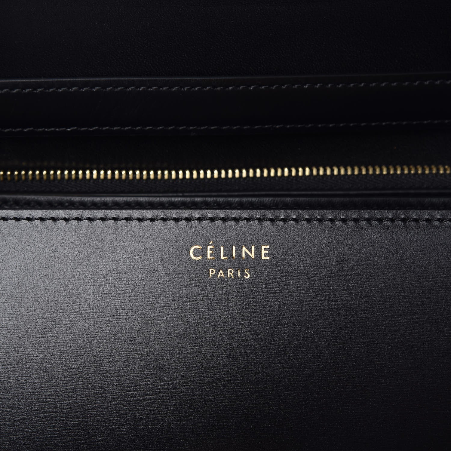 Celine Box Calfskin Medium Classic Box Flap Bag Black 6 of 7