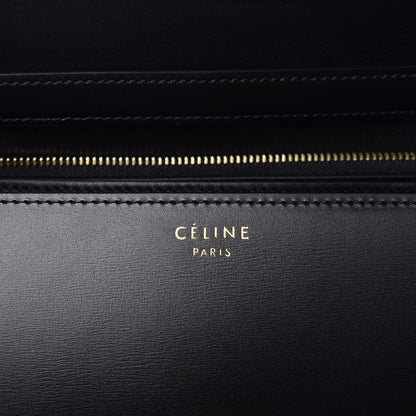 Celine Box Calfskin Medium Classic Box Flap Bag Black 6 of 7