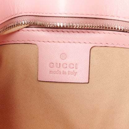 Gucci Calfskin Matelasse Small GG Marmont Shoulder Bag Wild Rose 6 of 11