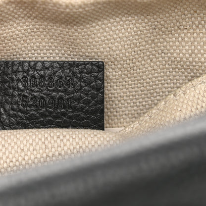 Gucci Pebbled Calfskin Small Soho Disco Bag Black 7 of 11