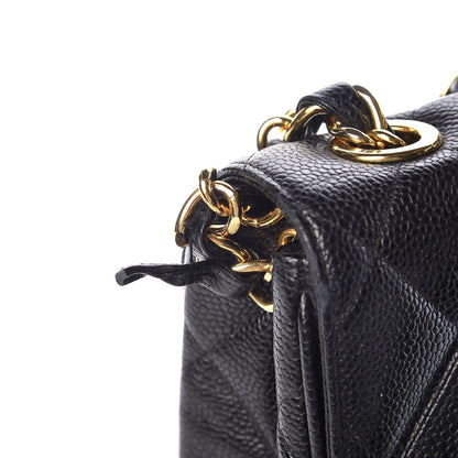Chanel Caviar Quilted Medium Flap Shoulder Bag Black 8 of 10