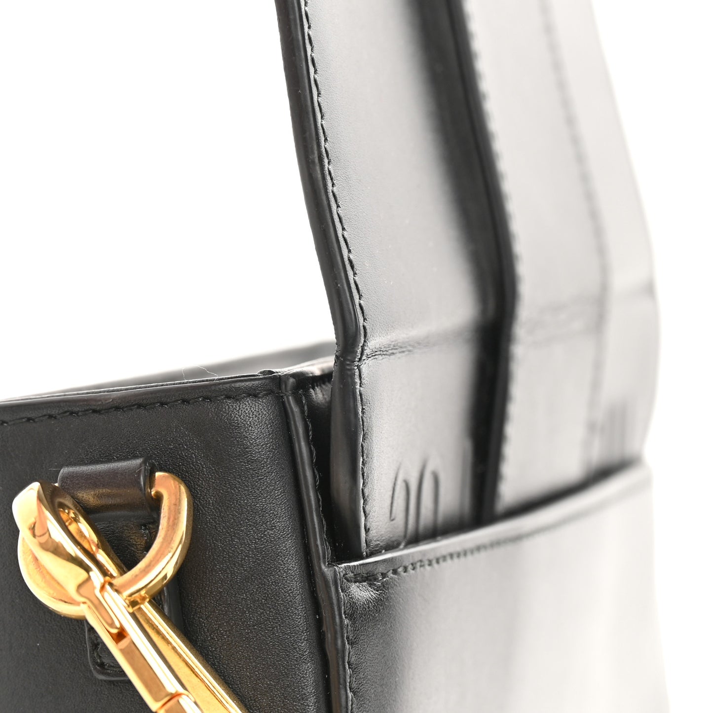 Box Calfskin 30 Montaigne Box Bag Black
