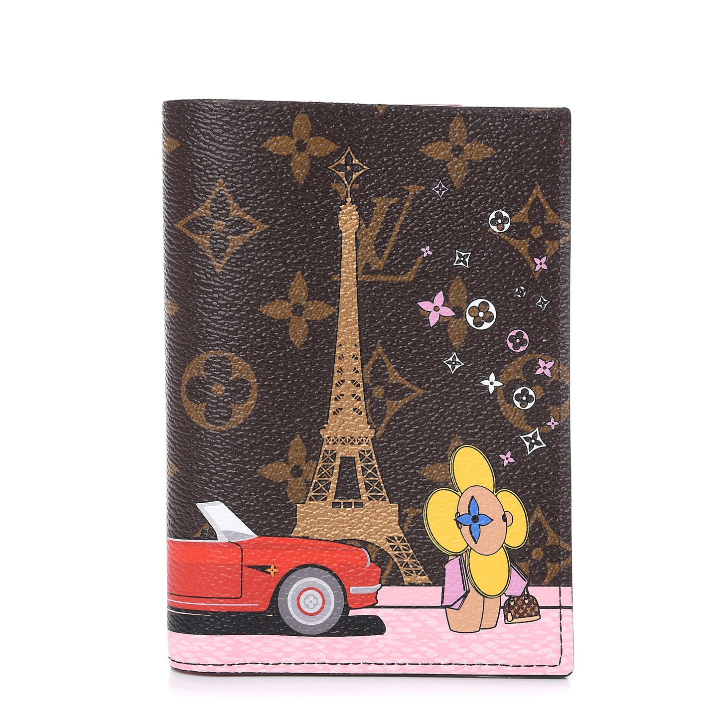 Monogram 2019 Christmas Animation Passport Cover Rouge