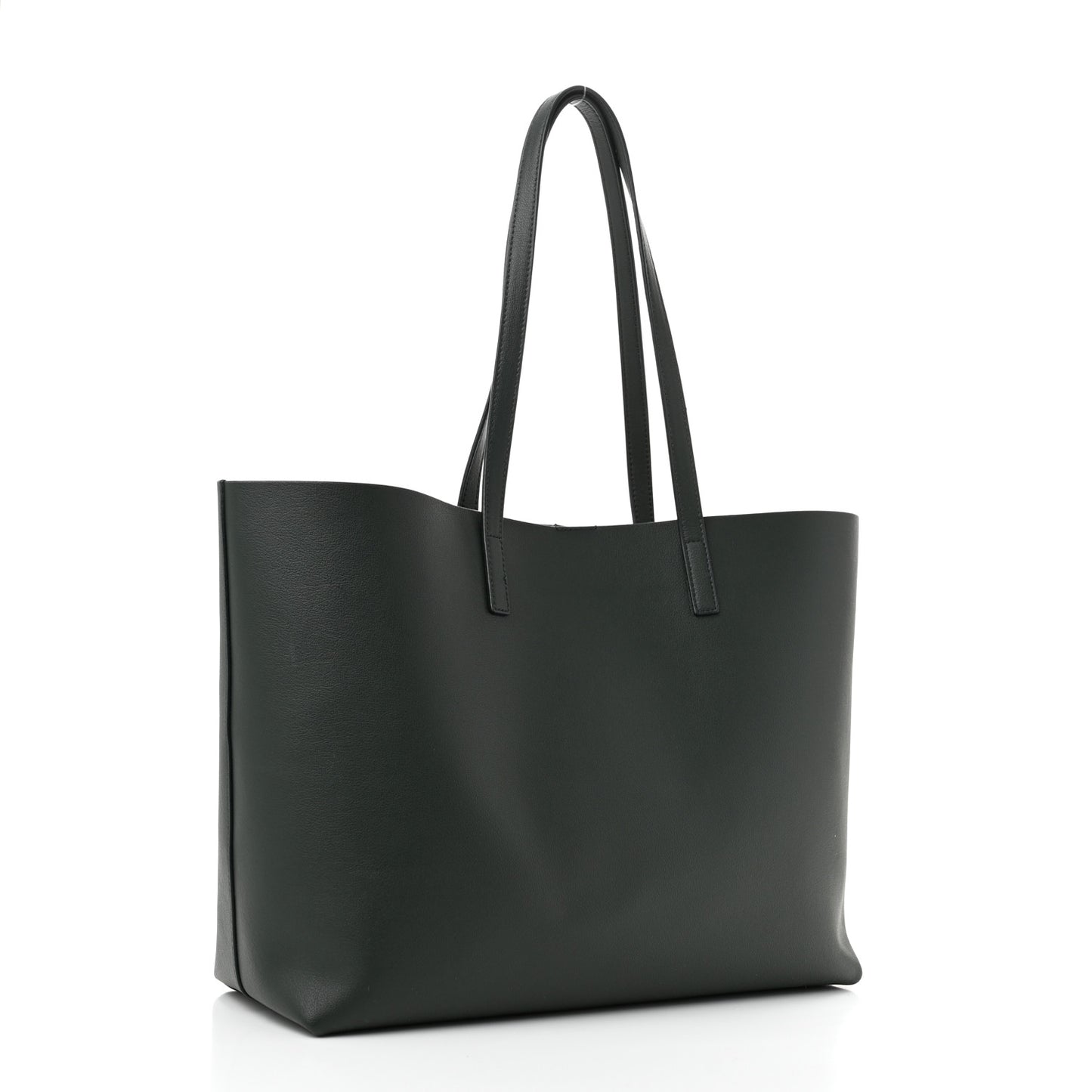 Calfskin Large Shopping Tote Dark Green