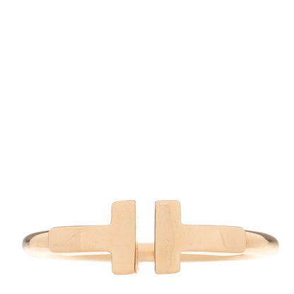 Tiffany 18K Rose Gold T Wire Ring 51 5.75 2 of 5