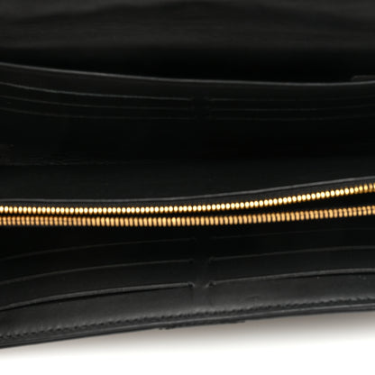 Louis Vuitton Calfskin New Wave Long Wallet Black 5 of 7