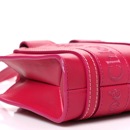 Chloe Calfskin Mini Woody Ribbon Tote Fizzy Pink 9 of 12