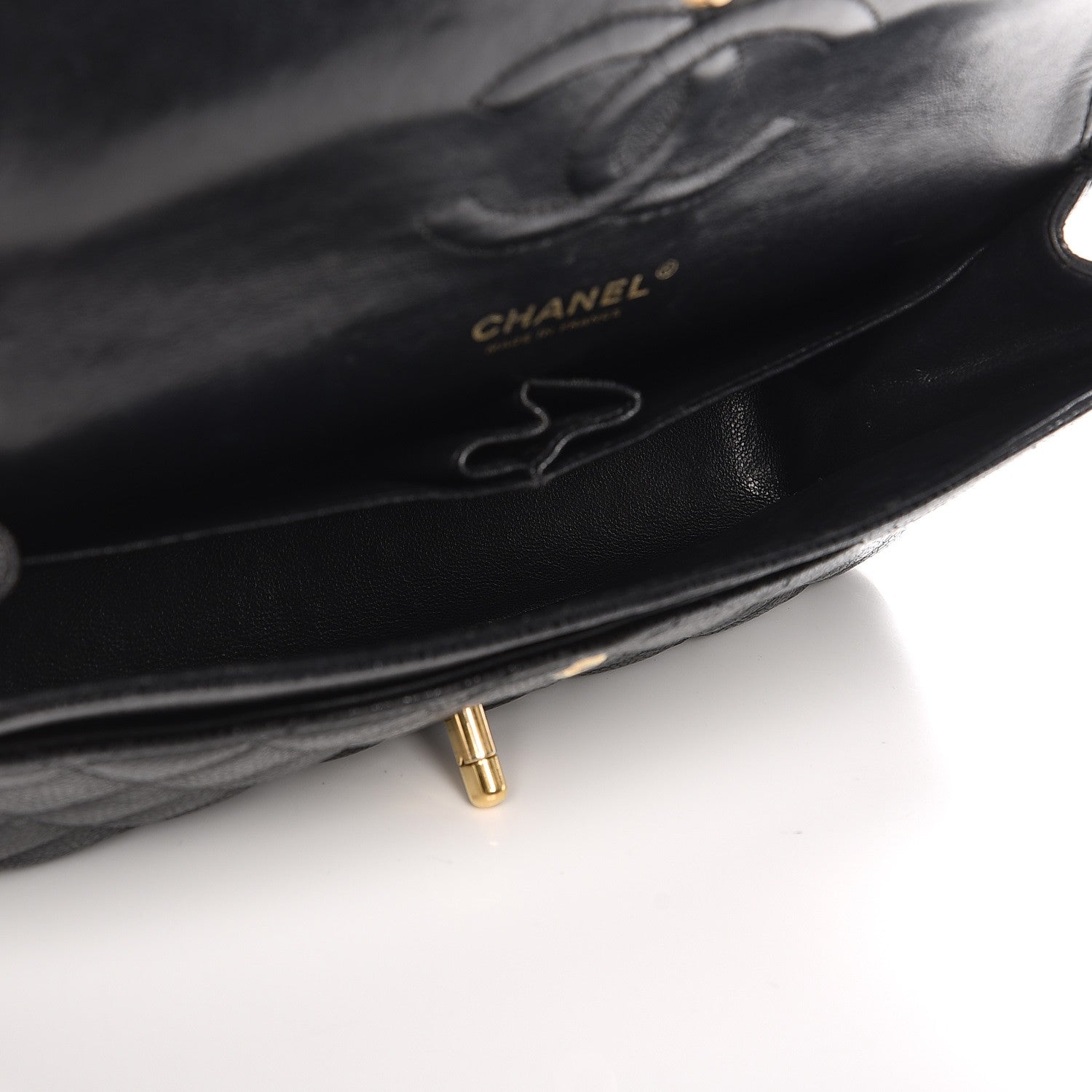 Chanel Caviar Quilted Medium Double Flap Black 5 of 15