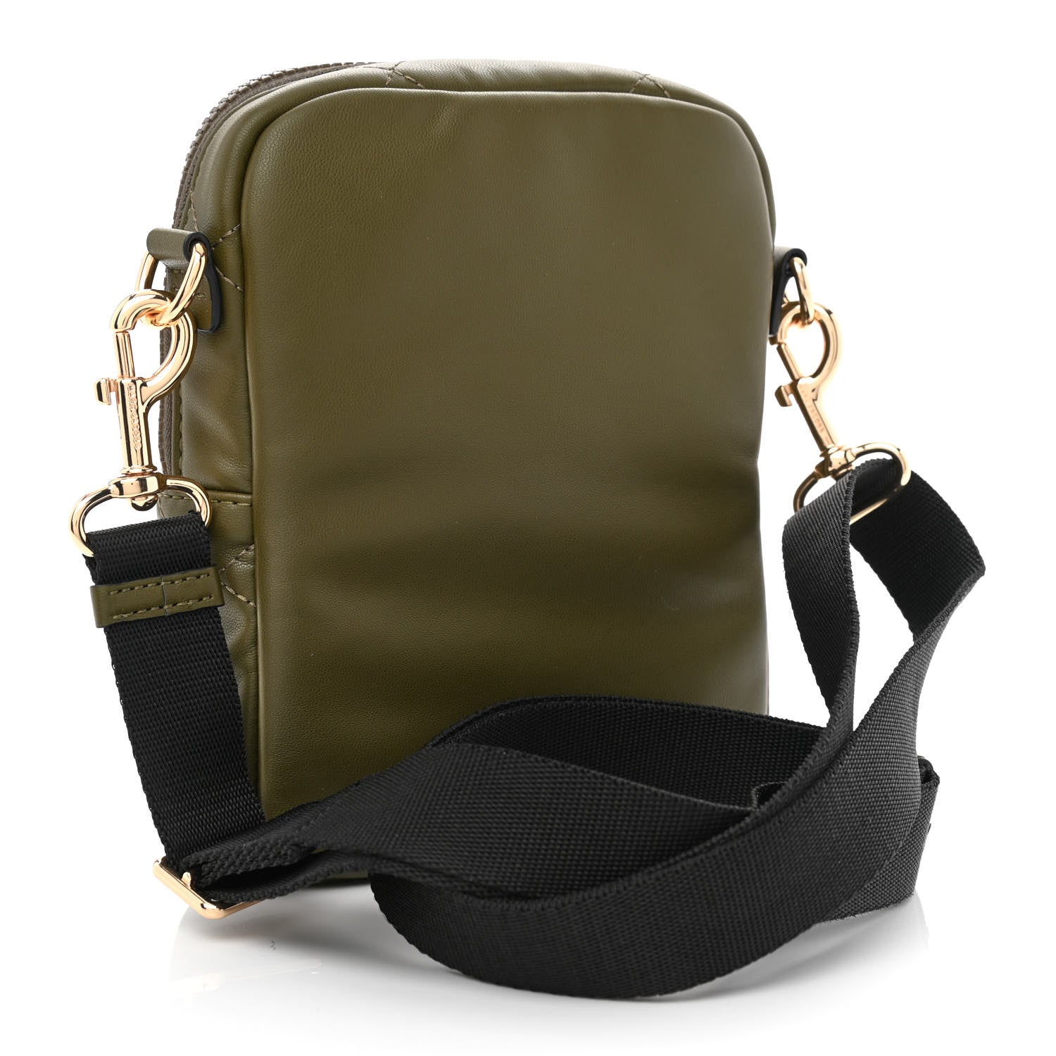 Marc Jacobs Calfskin Quilted North South Crossbody Olive Green 3 of 10