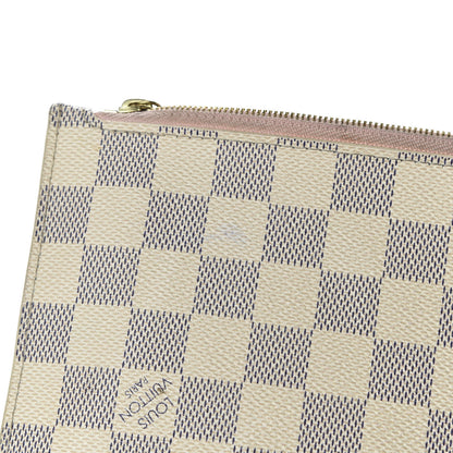 Louis Vuitton Damier Azur Neverfull MM GM Pochette Rose Ballerine 9 of 9