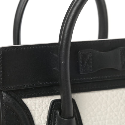 Celine Bullhide Calfskin Nano Tri-Color Luggage White 12 of 13