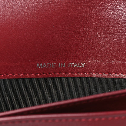 Chanel Caviar Timeless CC Yen Wallet Burgundy 7 of 10