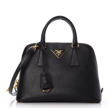 Prada Saffiano Lux Small Promenade Tote Black 1 of 9