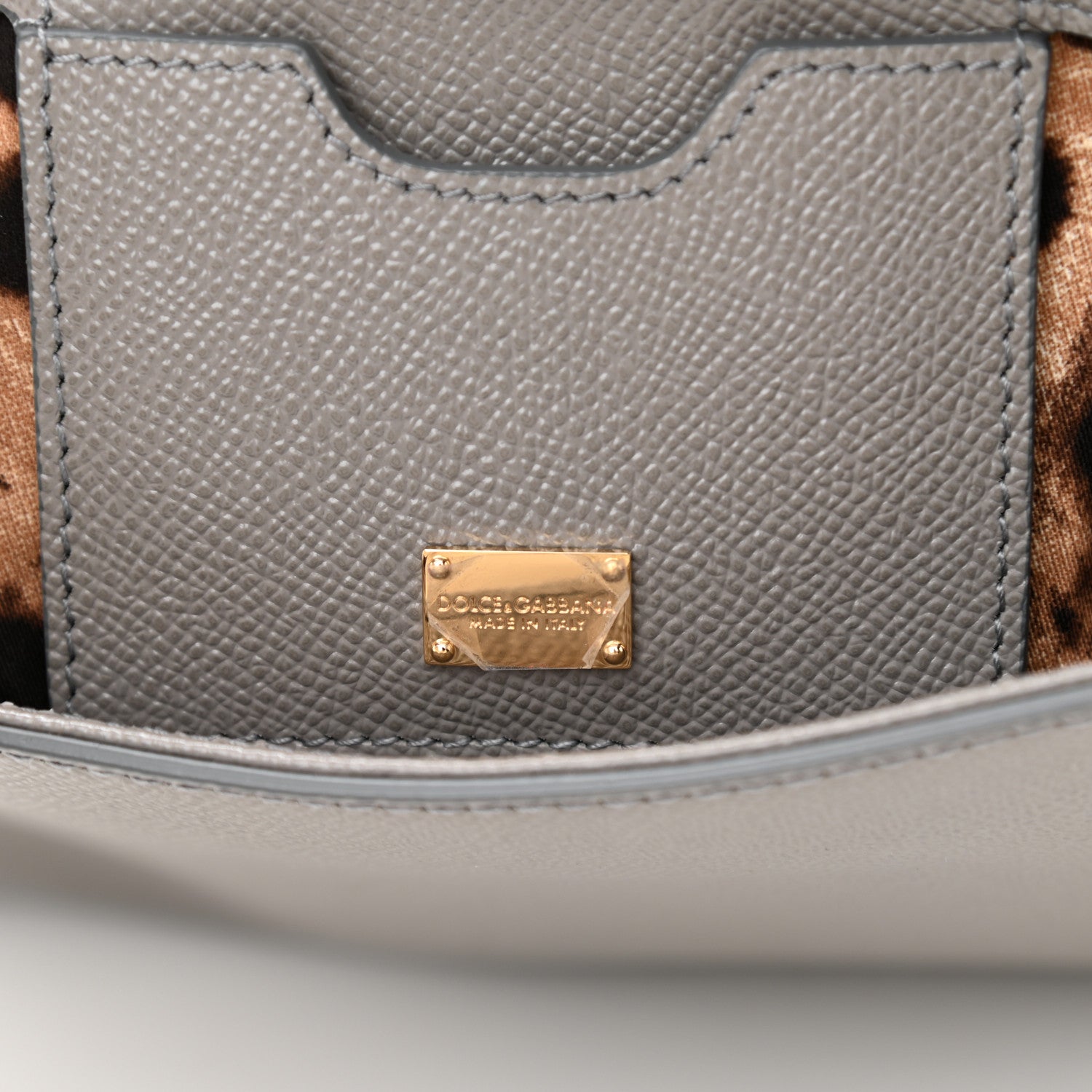 Dolce & Gabbana Dauphine Large Miss Sicily Satchel Grey 7 of 8