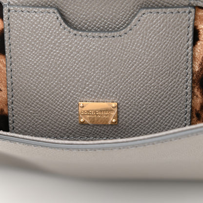 Dolce & Gabbana Dauphine Large Miss Sicily Satchel Grey 7 of 8