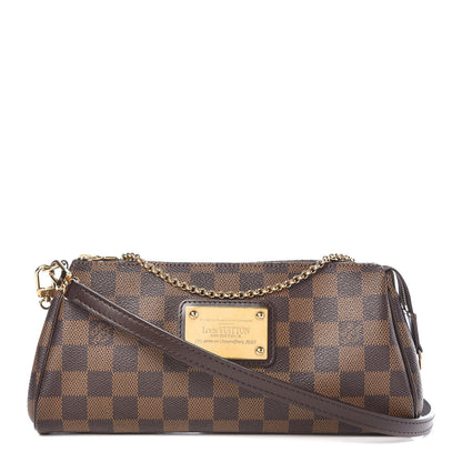 Louis Vuitton Damier Ebene Eva Clutch 1 of 10