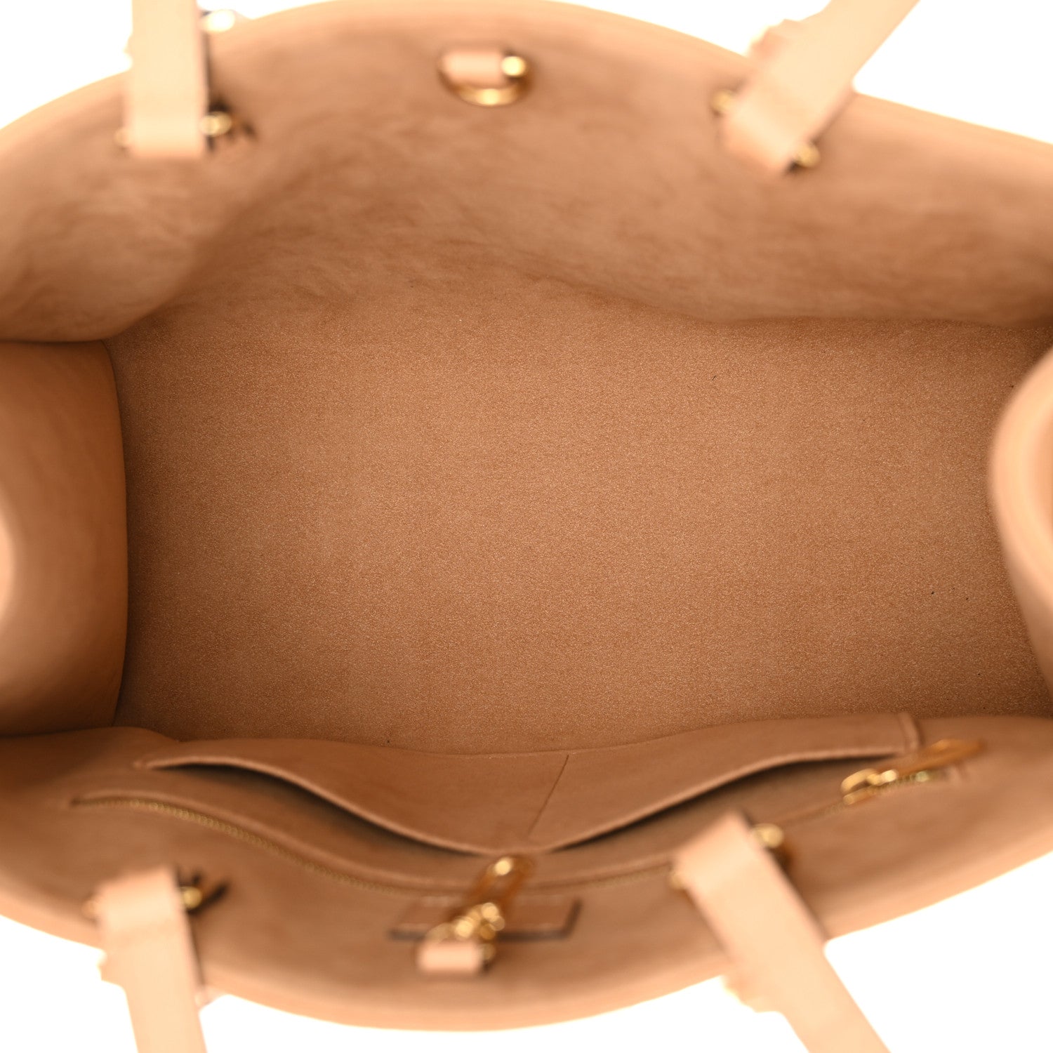 Louis Vuitton Empreinte Monogram Giant Onthego MM Arizona Creme 5 of 9