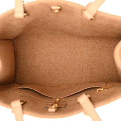 Louis Vuitton Empreinte Monogram Giant Onthego MM Arizona Creme 5 of 9