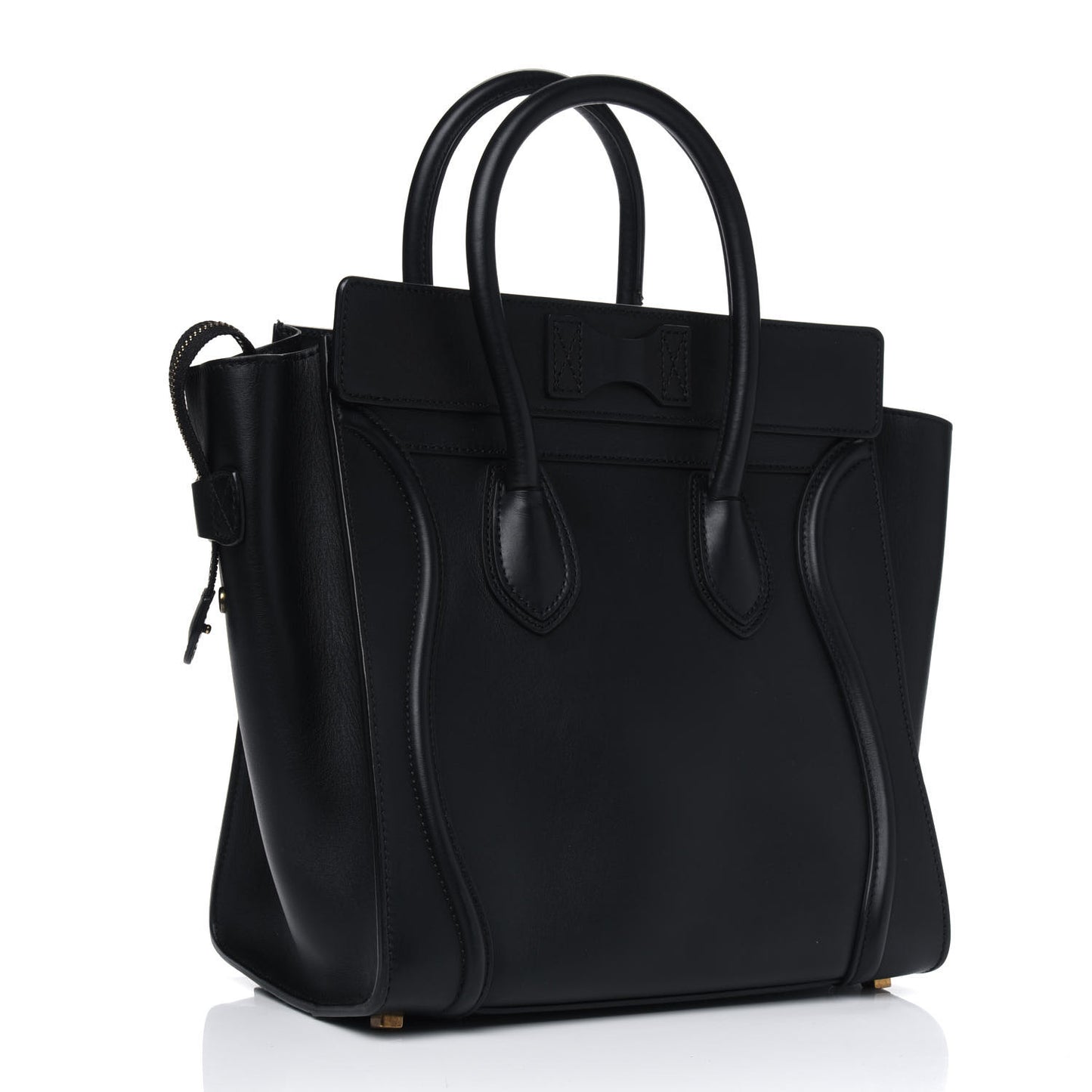 Smooth Calfskin Mini Luggage Black
