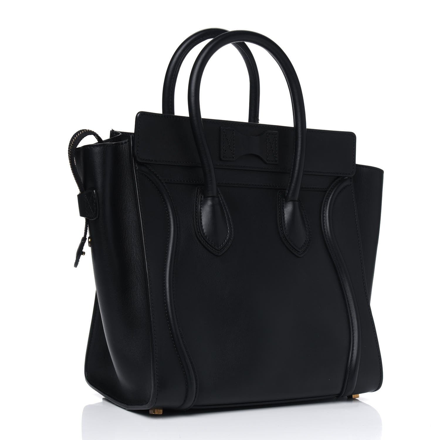 Celine Smooth Calfskin Mini Luggage Black 2 of 6