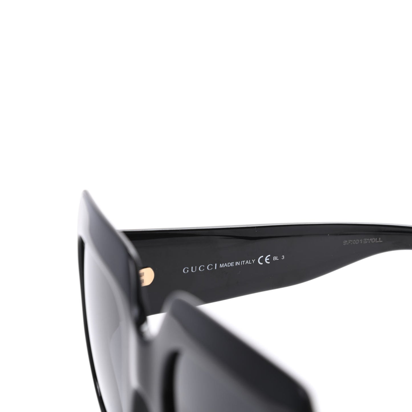 Acetate Square Frame Sunglasses GG3826S Black