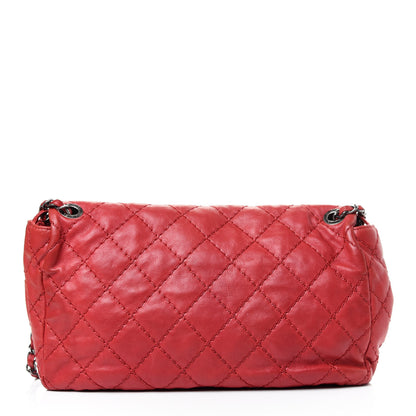 Chanel Grained Calfskin Medium Natural Beauty Flap Red 3 of 7