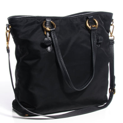 Prada Tessuto Nylon Large Tote Nero Black 3 of 10