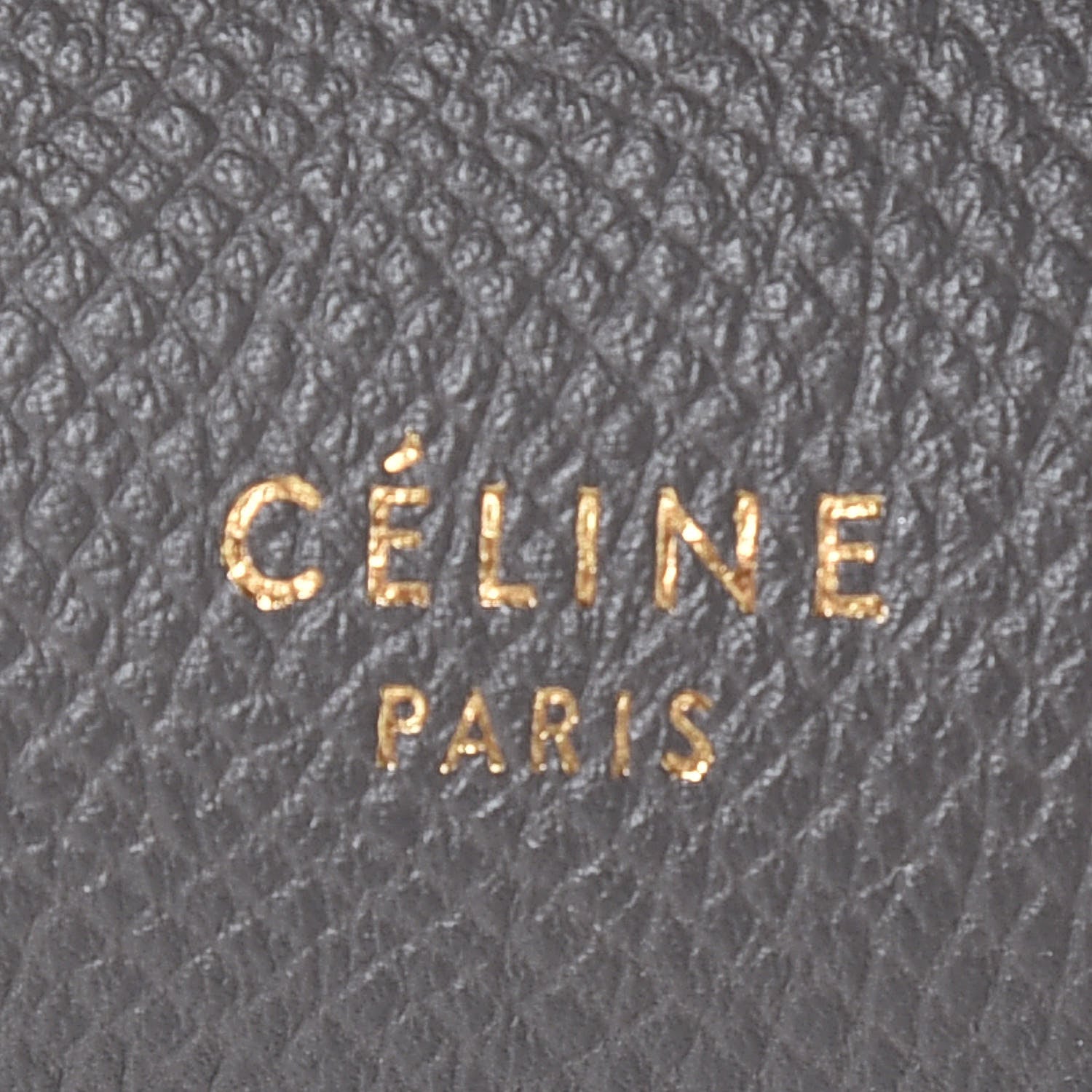 Celine Grained Calfskin Nano Belt Bag Grey 6 of 15