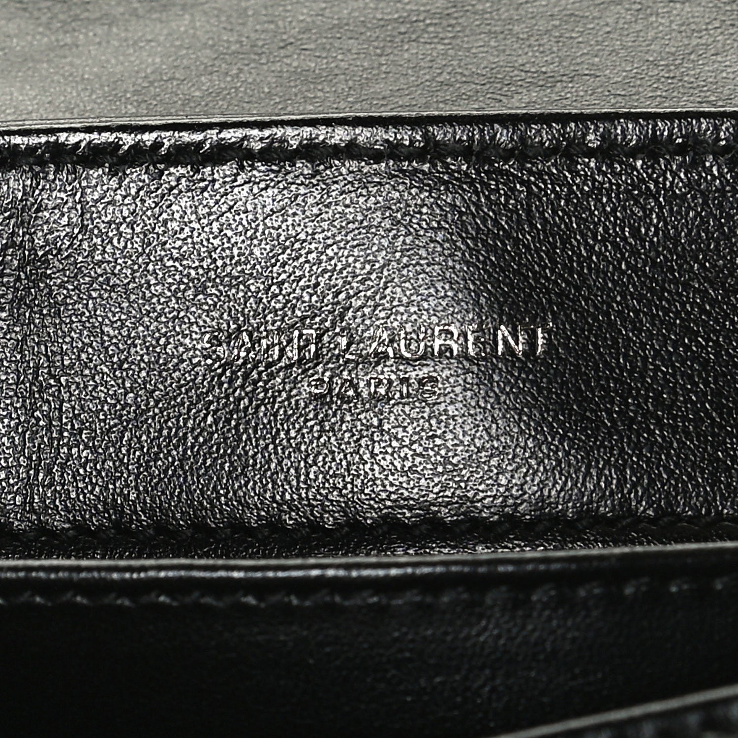 Saint Laurent Calfskin Y Quilted Monogram Toy Loulou Crossbody Bag Black 6 of 12
