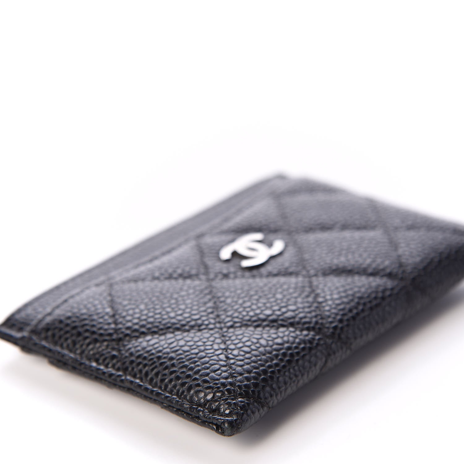 Chanel Caviar Quilted Card Holder Black 9 of 9