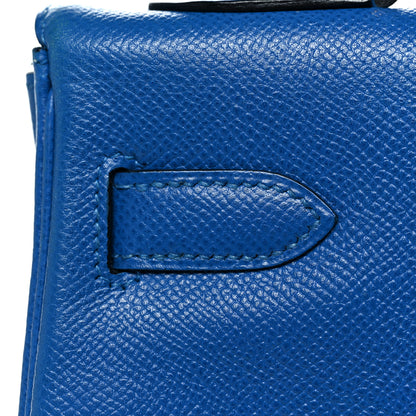 Hermes Courchevel Kelly Retourne 32 Bleu France 13 of 40