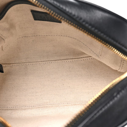Gucci Sakai Be Green Calfskin Diagonal Stitched Small Blondie Shoulder Bag Black 17 of 28