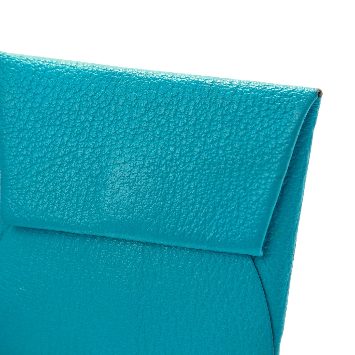 Chevre Mysore Bastia Coin Purse Turquoise