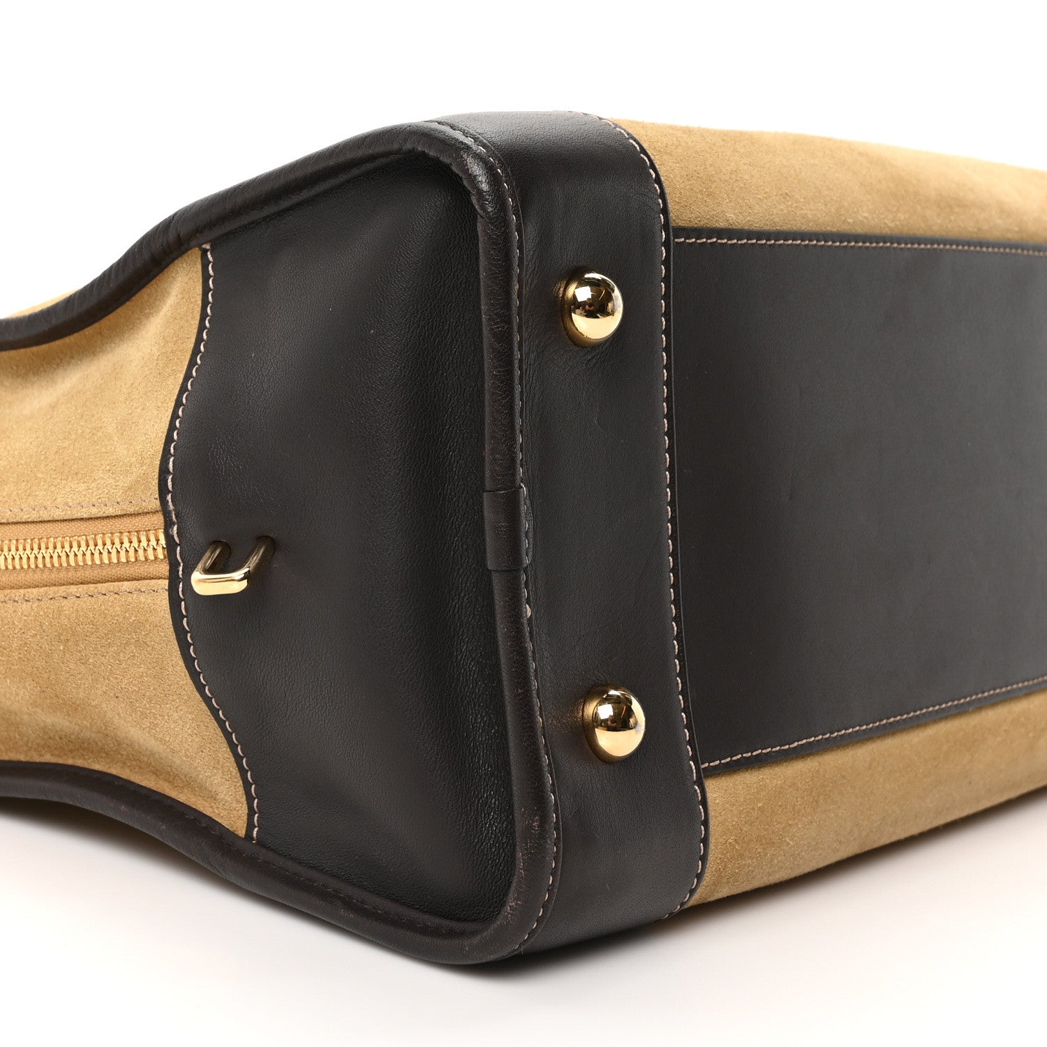 Loewe Suede Calfskin Amazona 36 Gold Brown 8 of 9