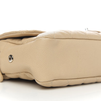 Chanel Caviar Quilted Jumbo Easy Flap Beige 7 of 10