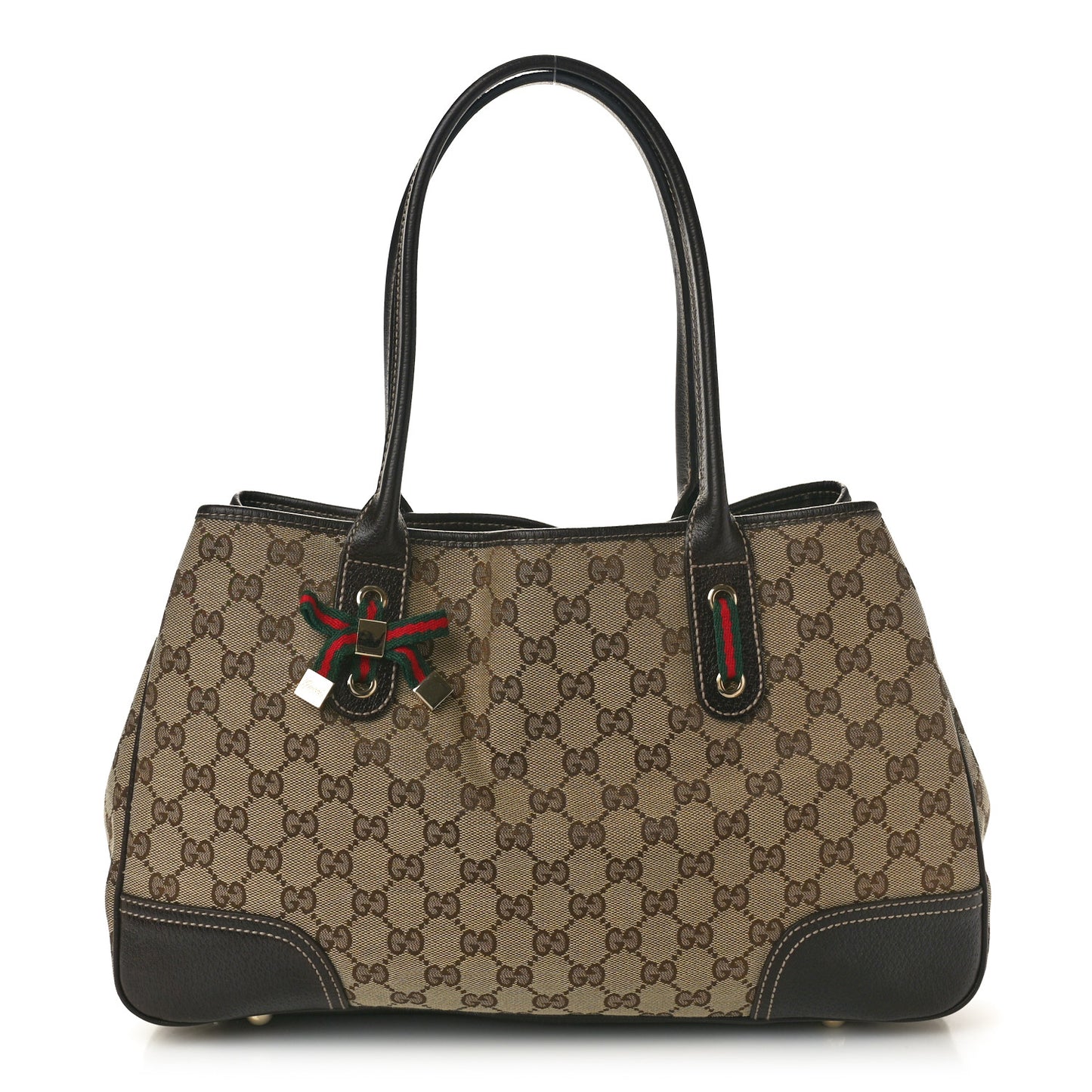 Monogram Medium Princy Tote Dark Brown