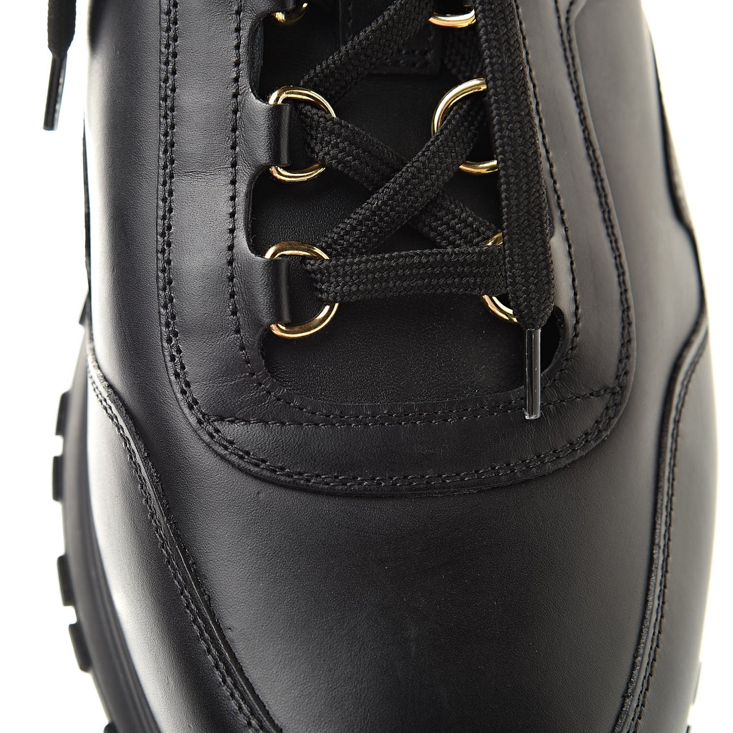 Calfskin Run Away Sneakers 12 Black